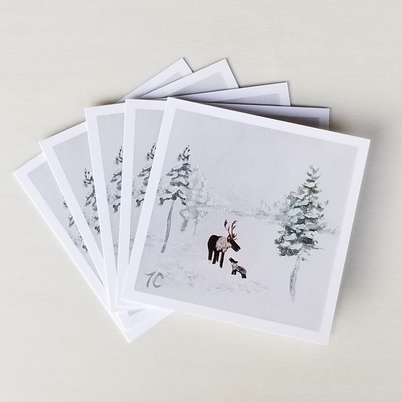 'First Winter' Greeting Card - 5 pack