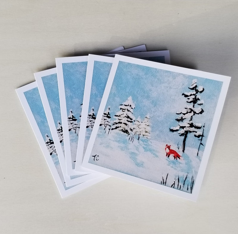 'Foxy' Greeting Card - 5 pack