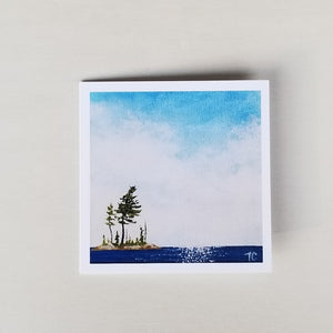 'Lake Life' Greeting Card - Single