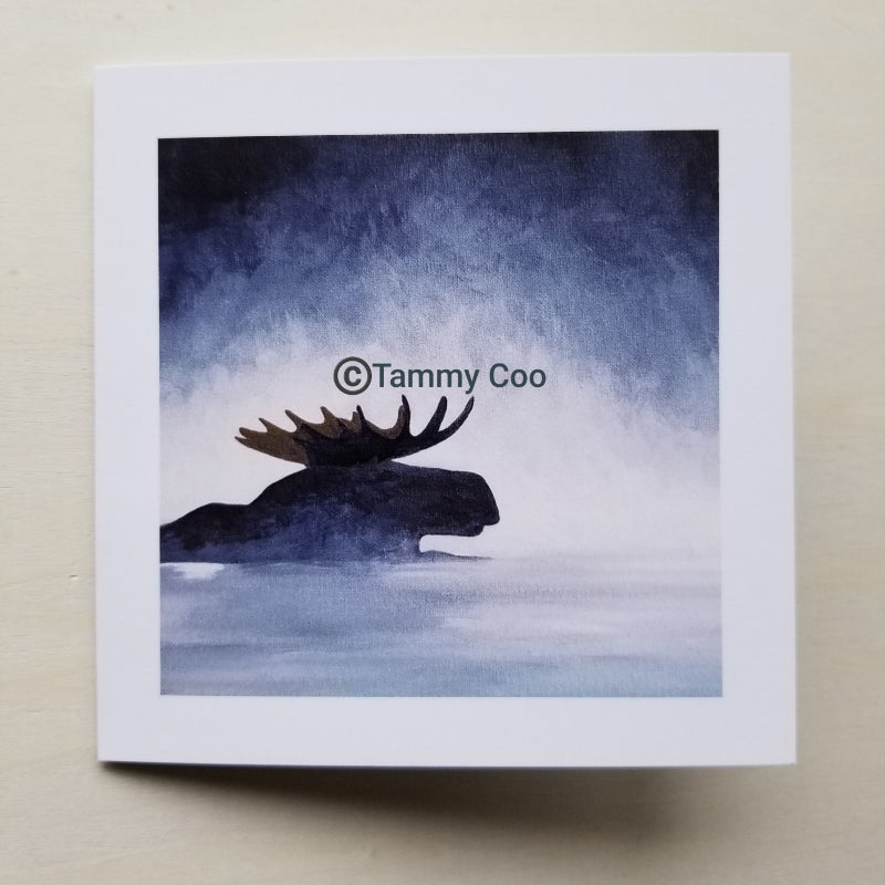'Morning Swim' Greeting Card - Single